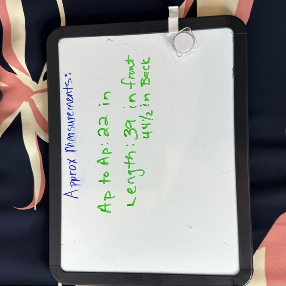 Cynthia Rowley Navy Pink Floral Spaghetti Strap Midi Dress Resortwear Size Large - Picture 7 of 8